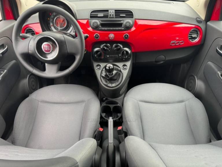 FIAT - 500 - 2011/2012 - Vermelha - R$ 41.900,00